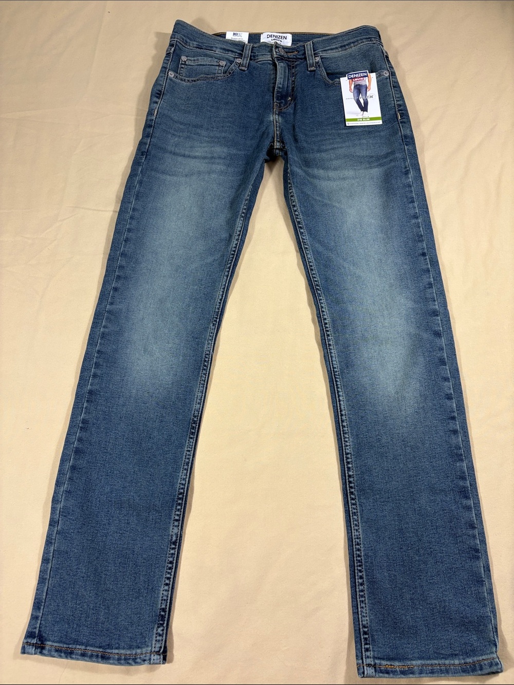 NWT Denizen from Levi's 216 Slim Fit Jeans Medium Wash Blue Men's Size 28x30